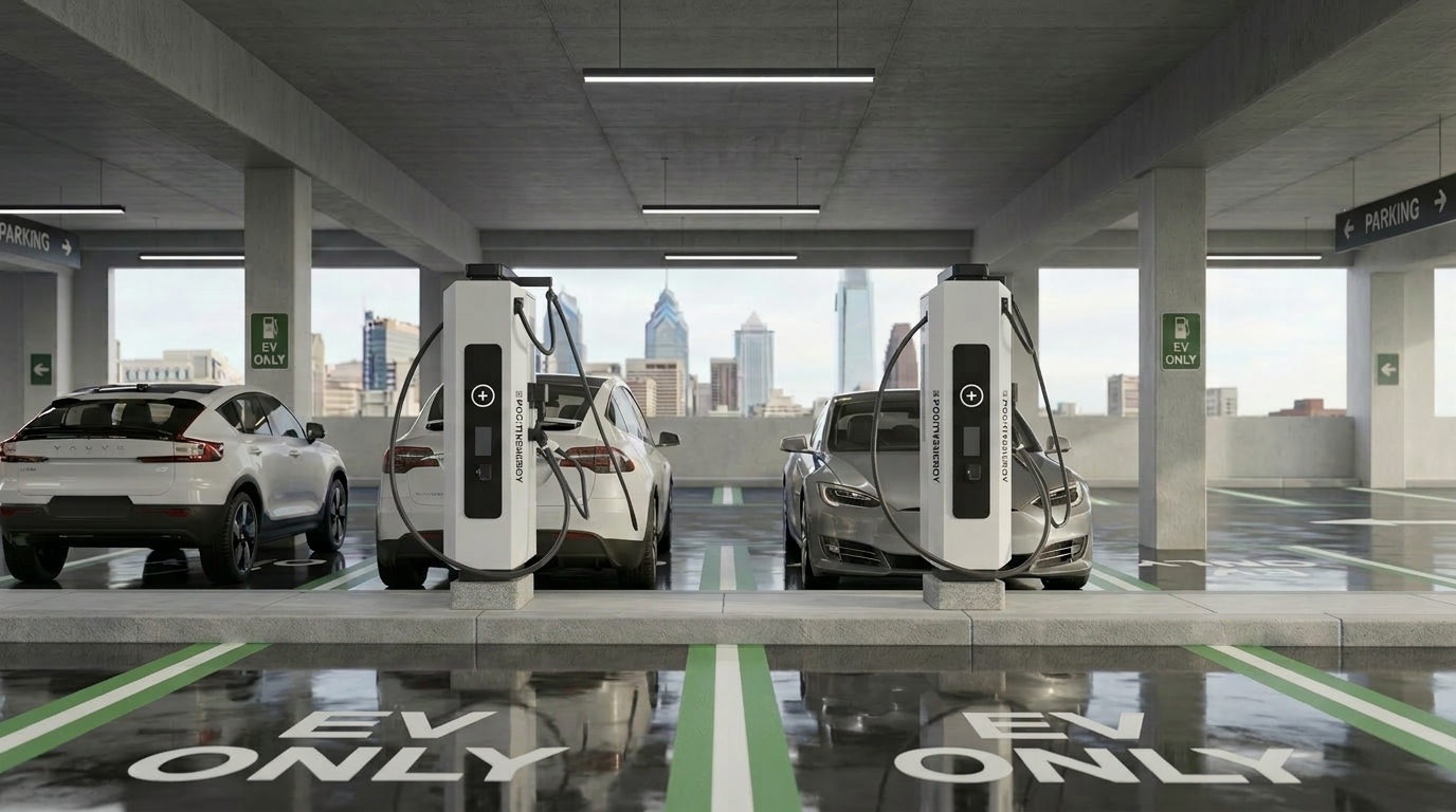 435 New EV Chargers To Be Installed In Philadelphia